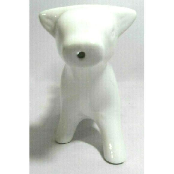 Better Homes and Gardens Cow Creamer Country Kitchen Server White Ceramic NEW - Picture 3 of 3
